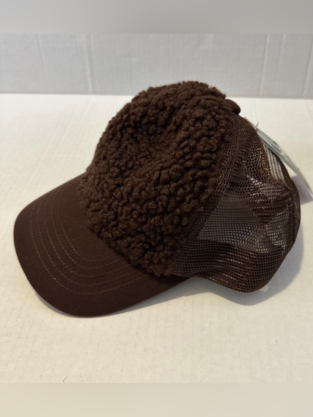 Wild Fable Brown Sherpa Baseball Cap OS